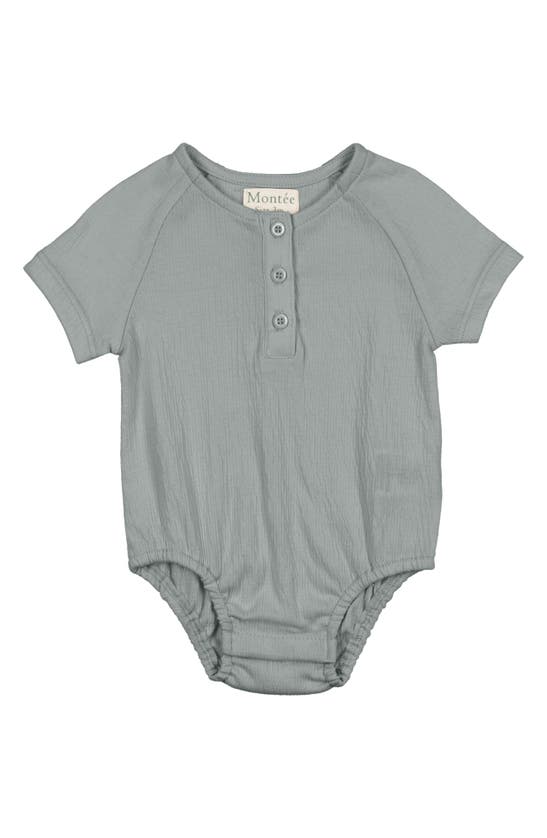 Maniere Gauze Bodysuit In Sage