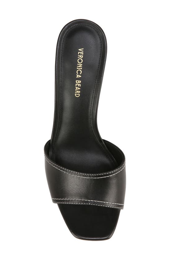 Shop Veronica Beard Ellen Wedge Slide Sandal In Black