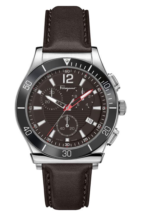 Ferragamo chronograph watch hot sale