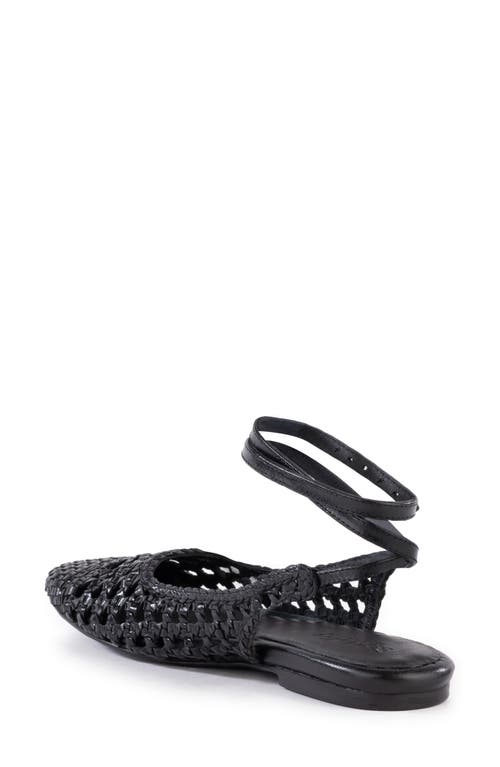 Seychelles Monet Ankle Strap Flat In Black