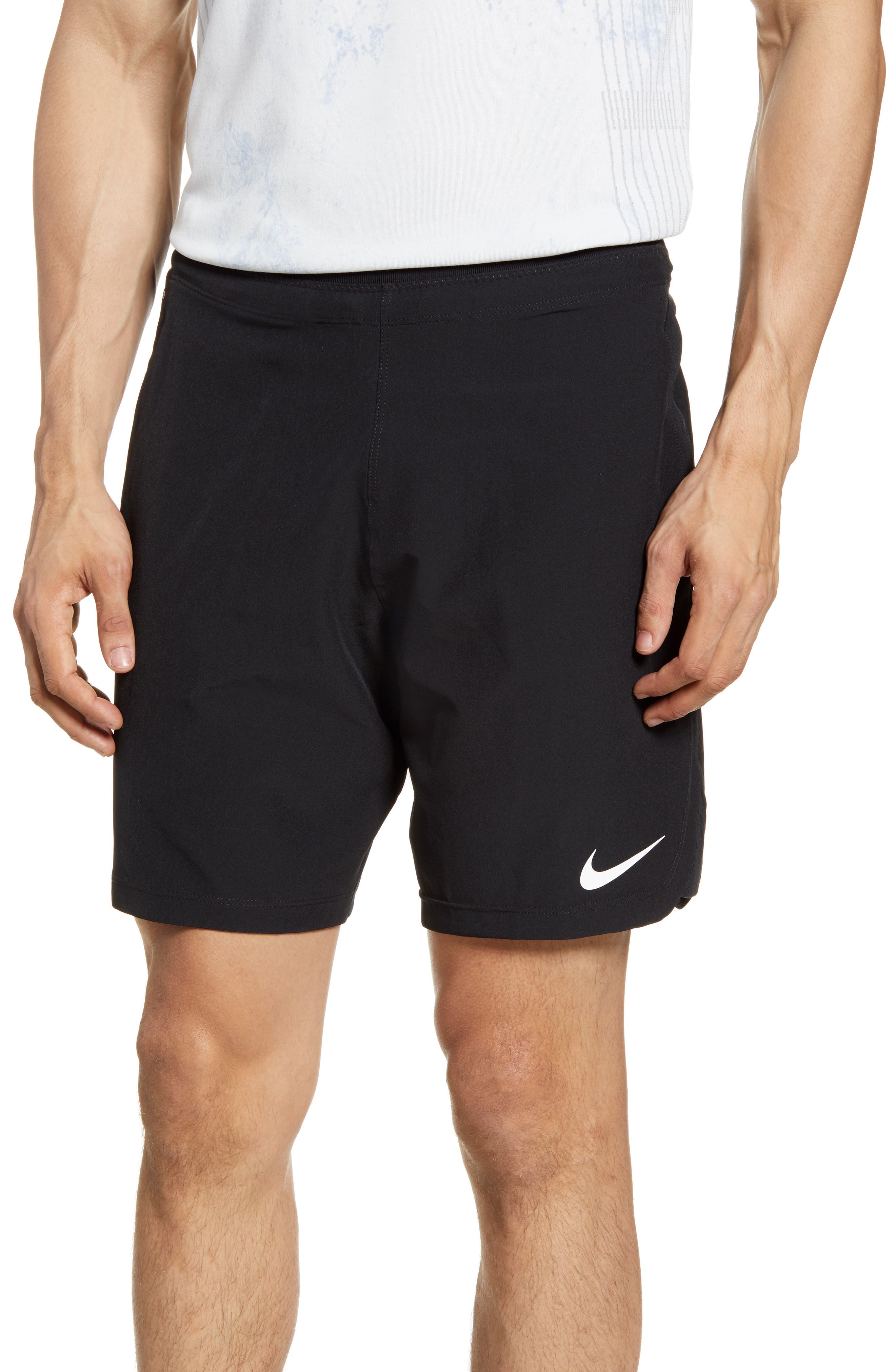 grey nike athletic shorts