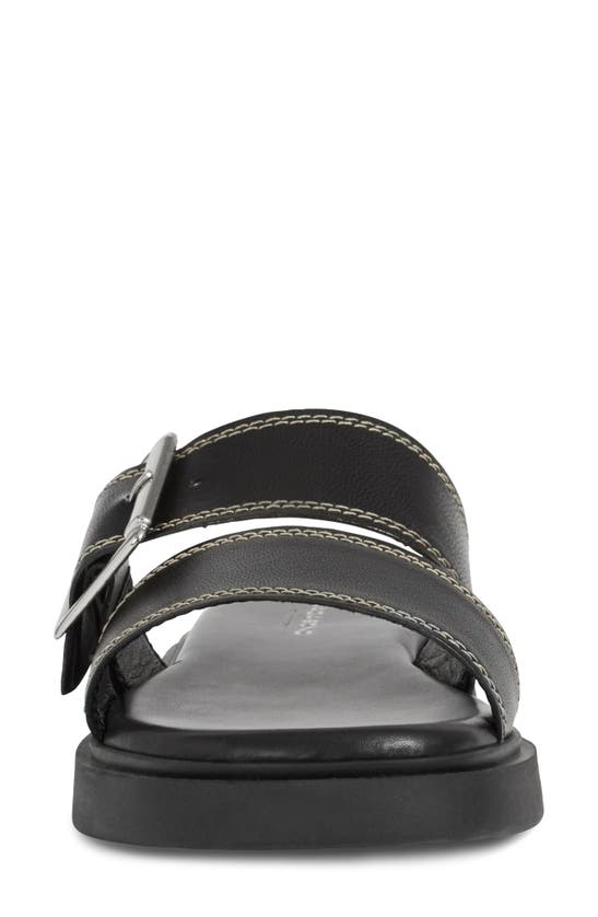 Shop Vagabond Shoemakers Connie Slide Sandal In Black/ White