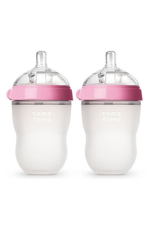 UPC 886074000043 product image for Comotomo Set of 2 Baby Bottles in Pink at Nordstrom | upcitemdb.com