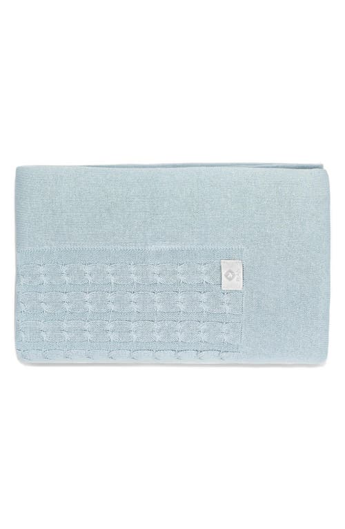 RIAN TRICOT Cable Knit Crib Blanket in Light at Nordstrom