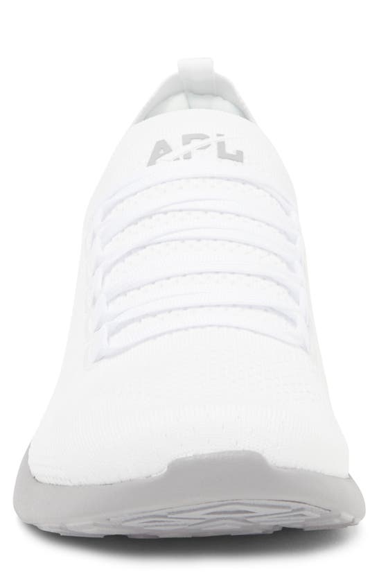 Shop Apl Athletic Propulsion Labs Techloom Breeze Sneaker In White / White / Cement