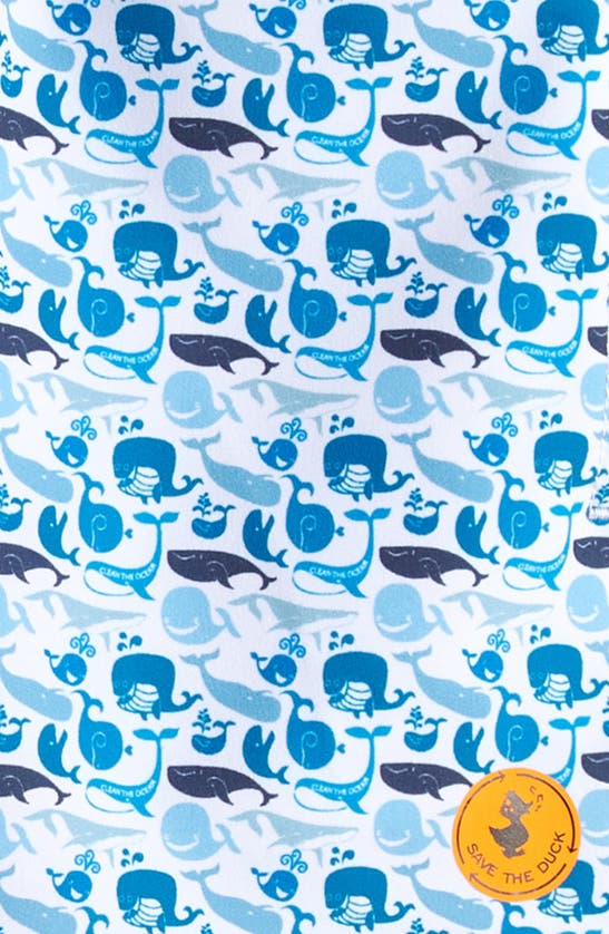 Shop Save The Duck Kids Getu Swim Trunks In Whales