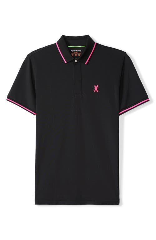 Shop Psycho Bunny Kenmore Sport Performance Polo In Black