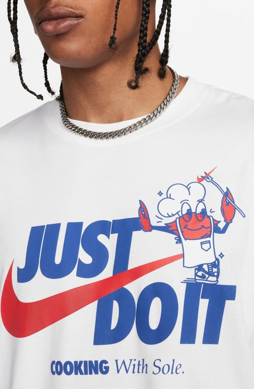 Shop Nike Max90 Cooking With Sole Graphic T-shirt In White