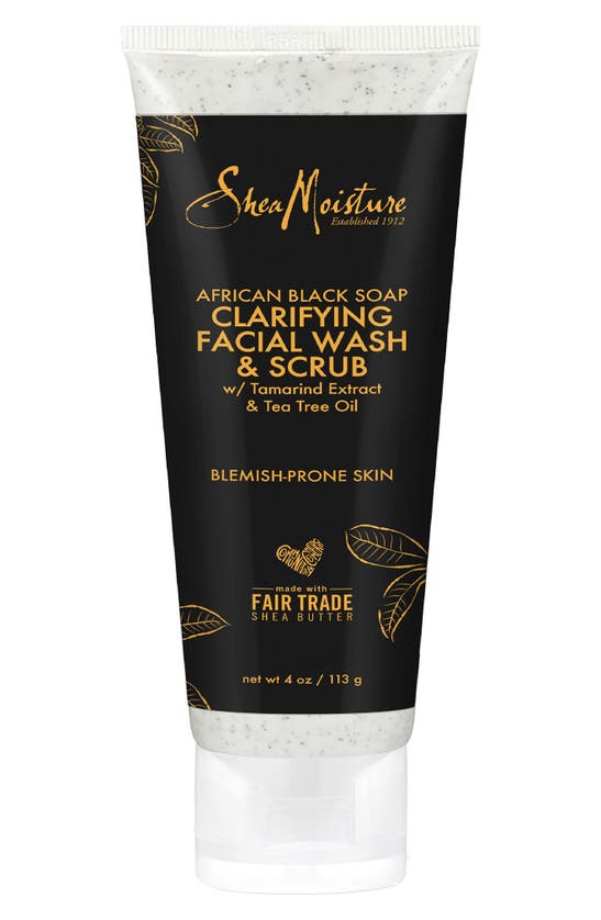 Shea Moisture African Black Soap Facial Wash & Scrub