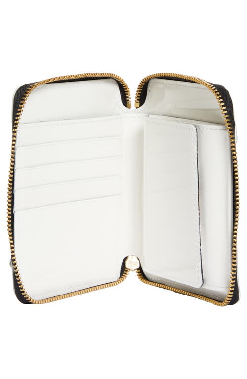 Shop Comme Des Garçons Wallets Patent Leather Wallet In White