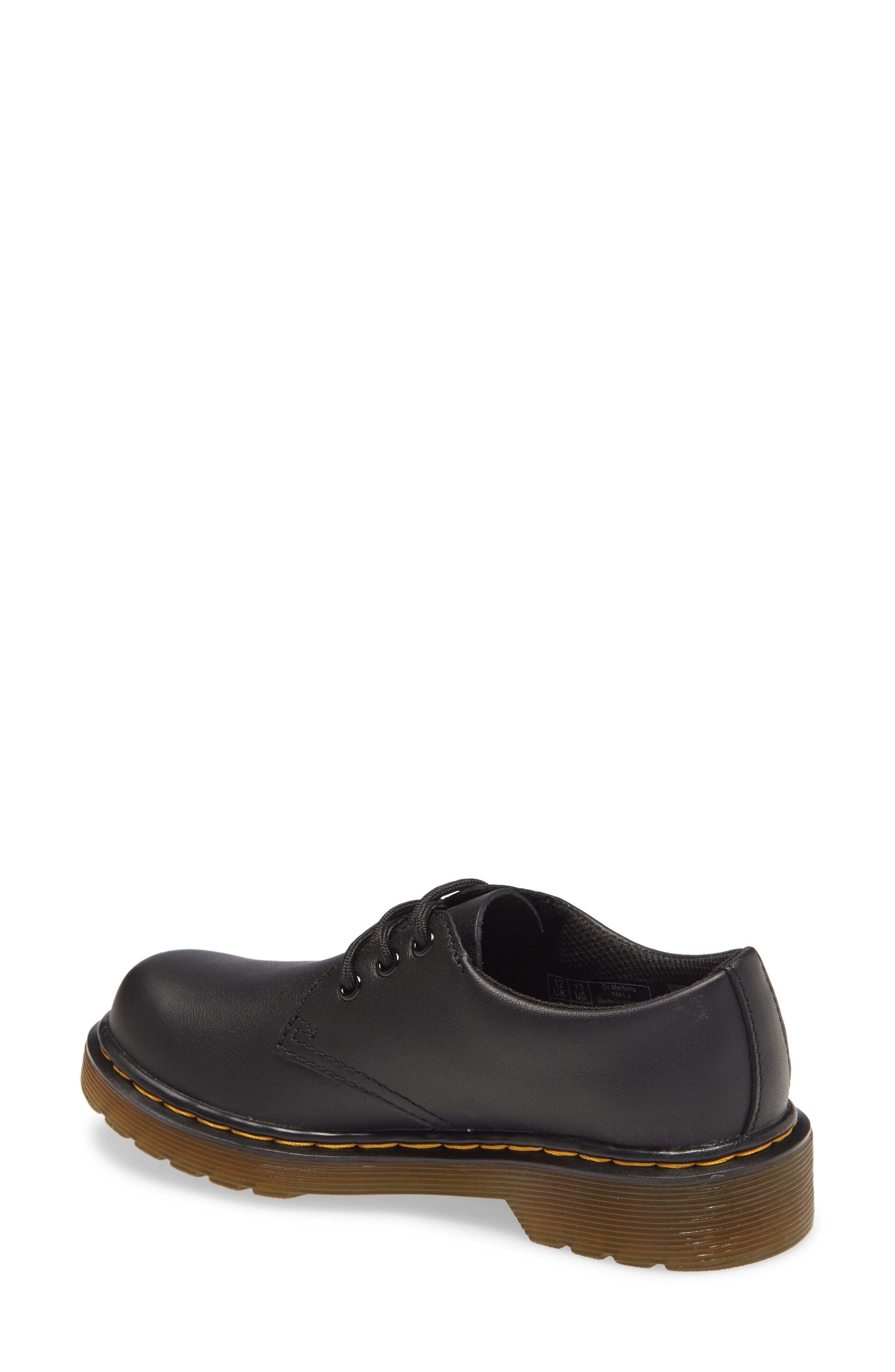 dr martens black 1461 shoes youth