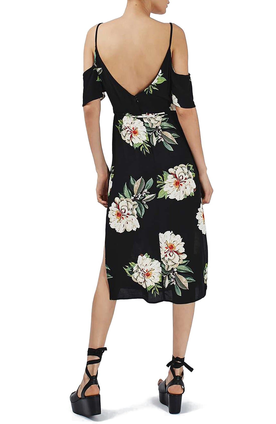 topshop cold shoulder dress