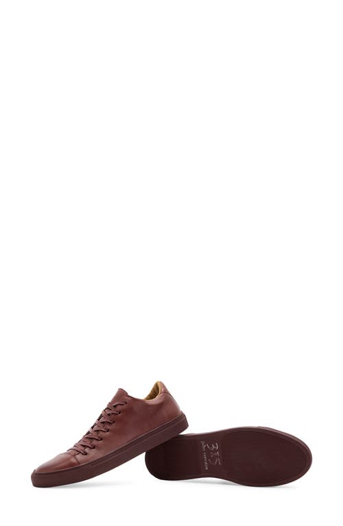 John Varvatos Reed Low Top Sneaker In Port