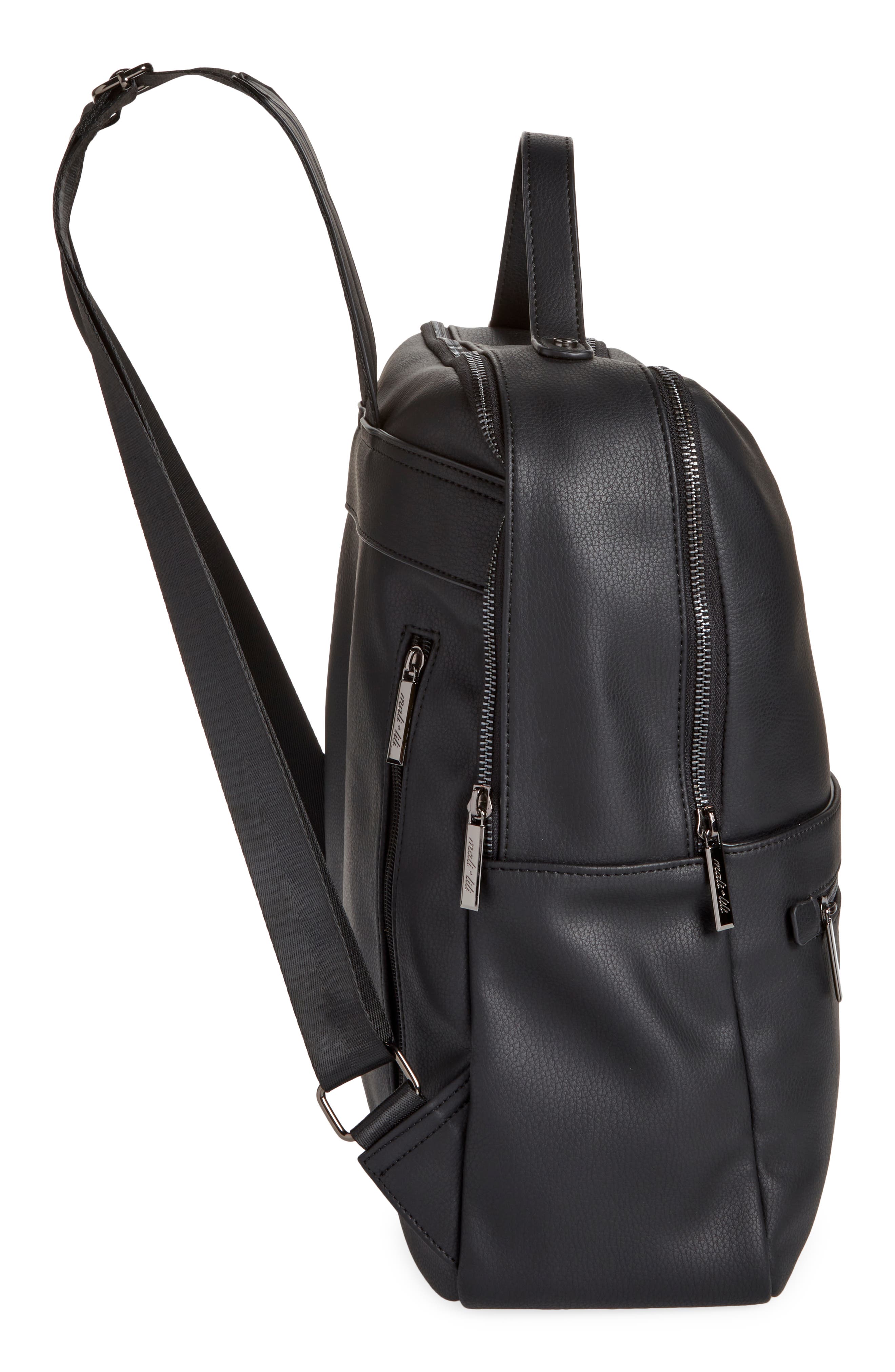 Mali + Lili Ivy Vegan Leather Backpack in Emerald | Smart Closet