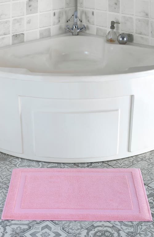 Brooks Brothers Solid Signature Cotton Bath Mat In Pink