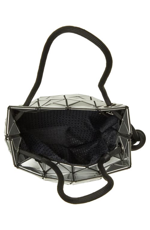 Shop Bao Bao Issey Miyake Wring Glossy Drawstring Bag In Silver