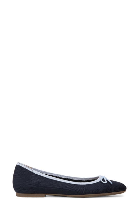 Shop Vionic Klara Knit Ballet Flat In Navy