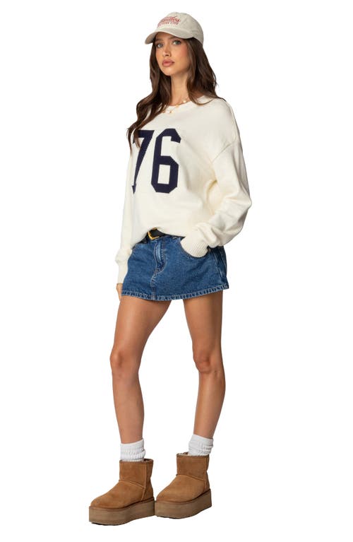 Edikted 76 Sweater In Cream
