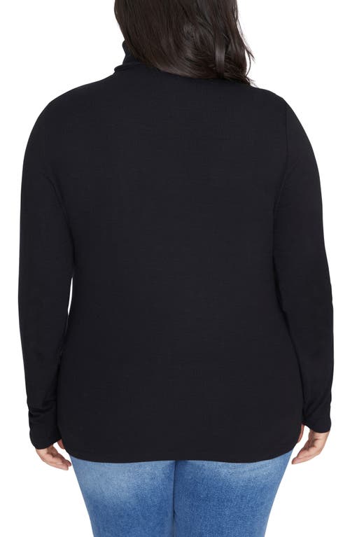 Shop Sanctuary Essential Turtleneck Top In Black