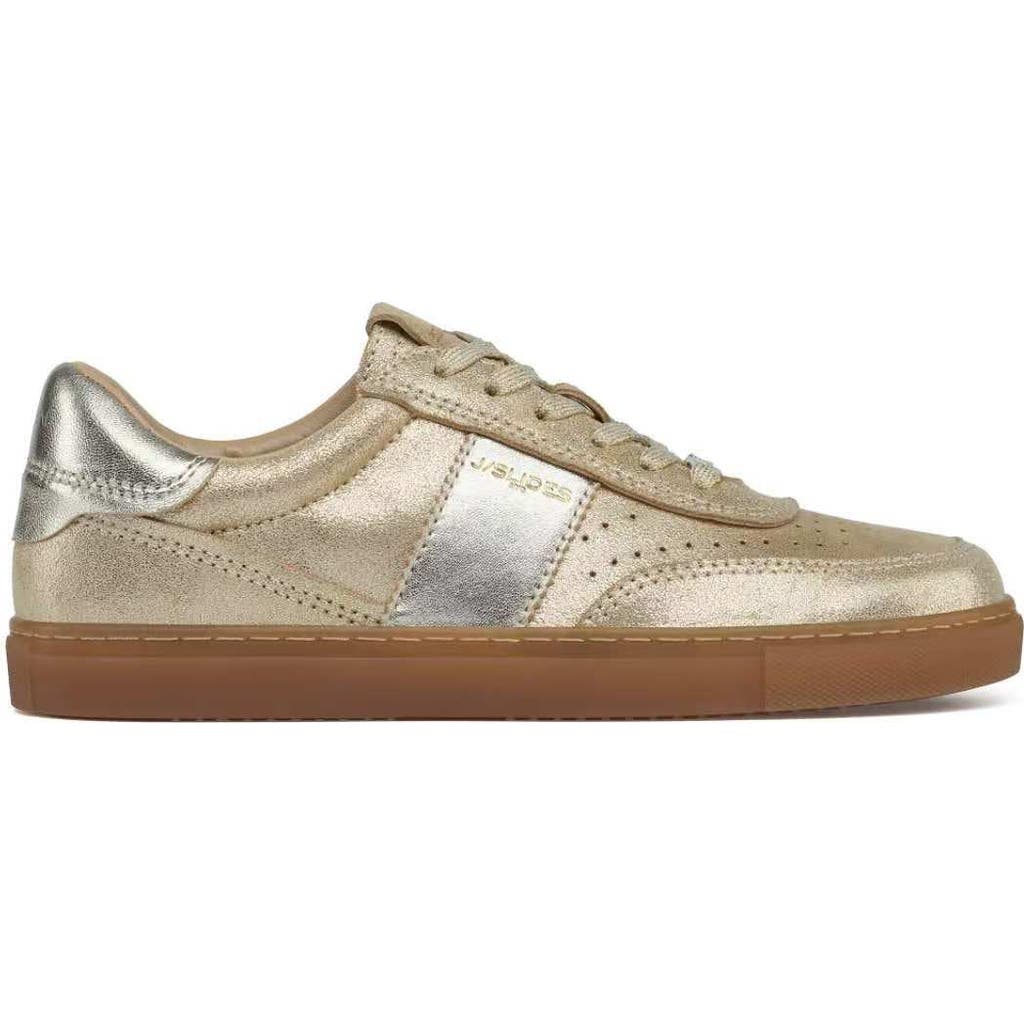 Jslides Footwear Tinsely Sneaker In Metallic Light Gold