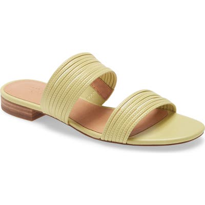Madewell The Meg Slide Sandal- Yellow