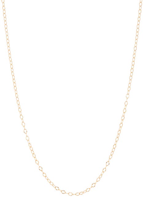 14K Gold Textured Chain Necklace (Nordstrom Exclusive)