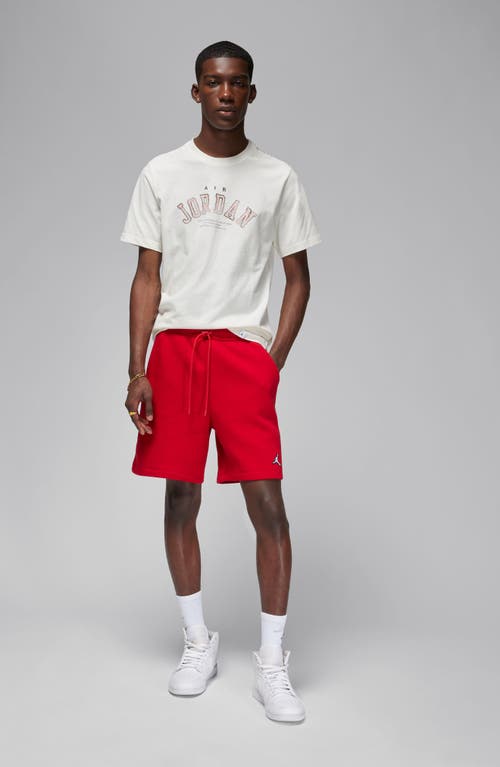 Shop Jordan Flight Essentials Graphic T-shirt In Sail/lobster/lobster