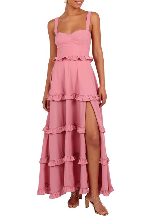 Petal And Pup Petal & Pup Lillee Ruffle Tiered Maxi Dress In Pink
