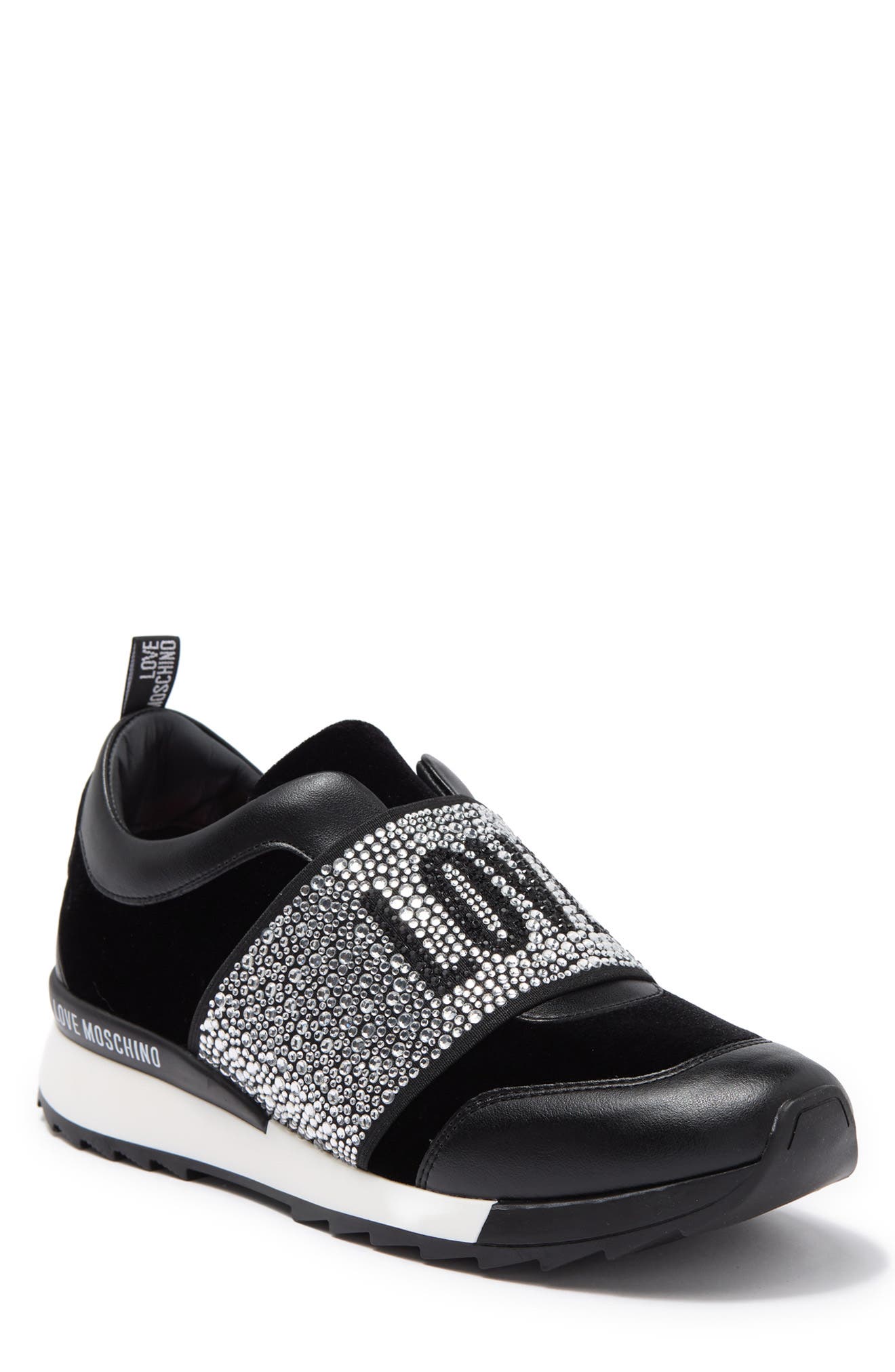 moschino slip on shoes