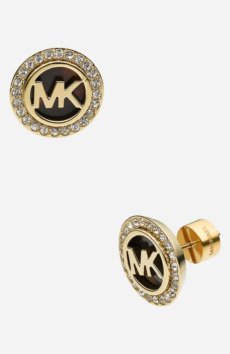 Michael Kors 'Monogram' Stud Earrings | Nordstrom
