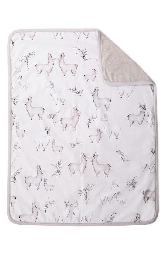 Shop Oilo Jersey Cuddle Blanket In Llama