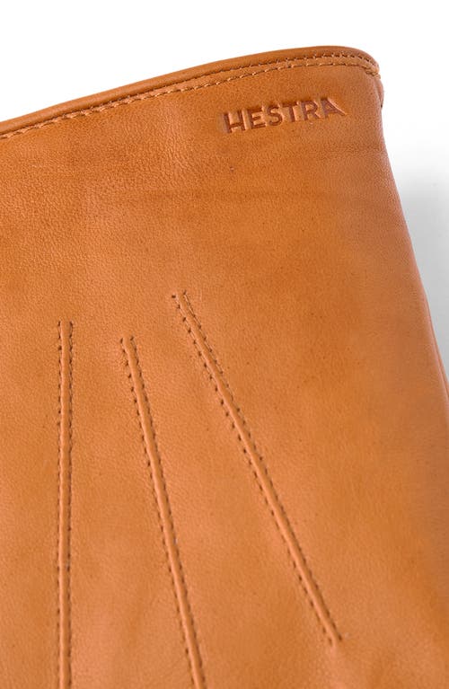 Hestra Nelson Hairsheep Leather Gloves In Cork