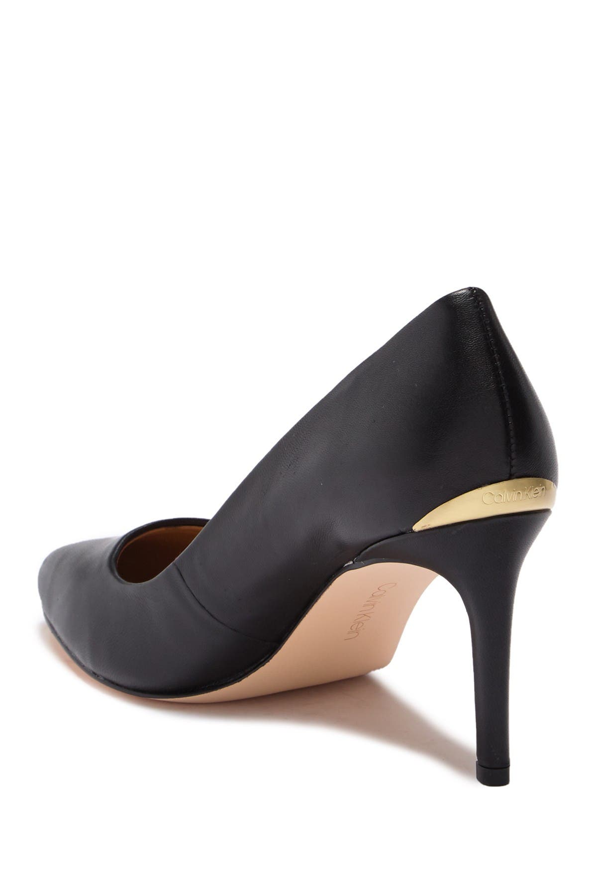 calvin klein kirsten pump gold