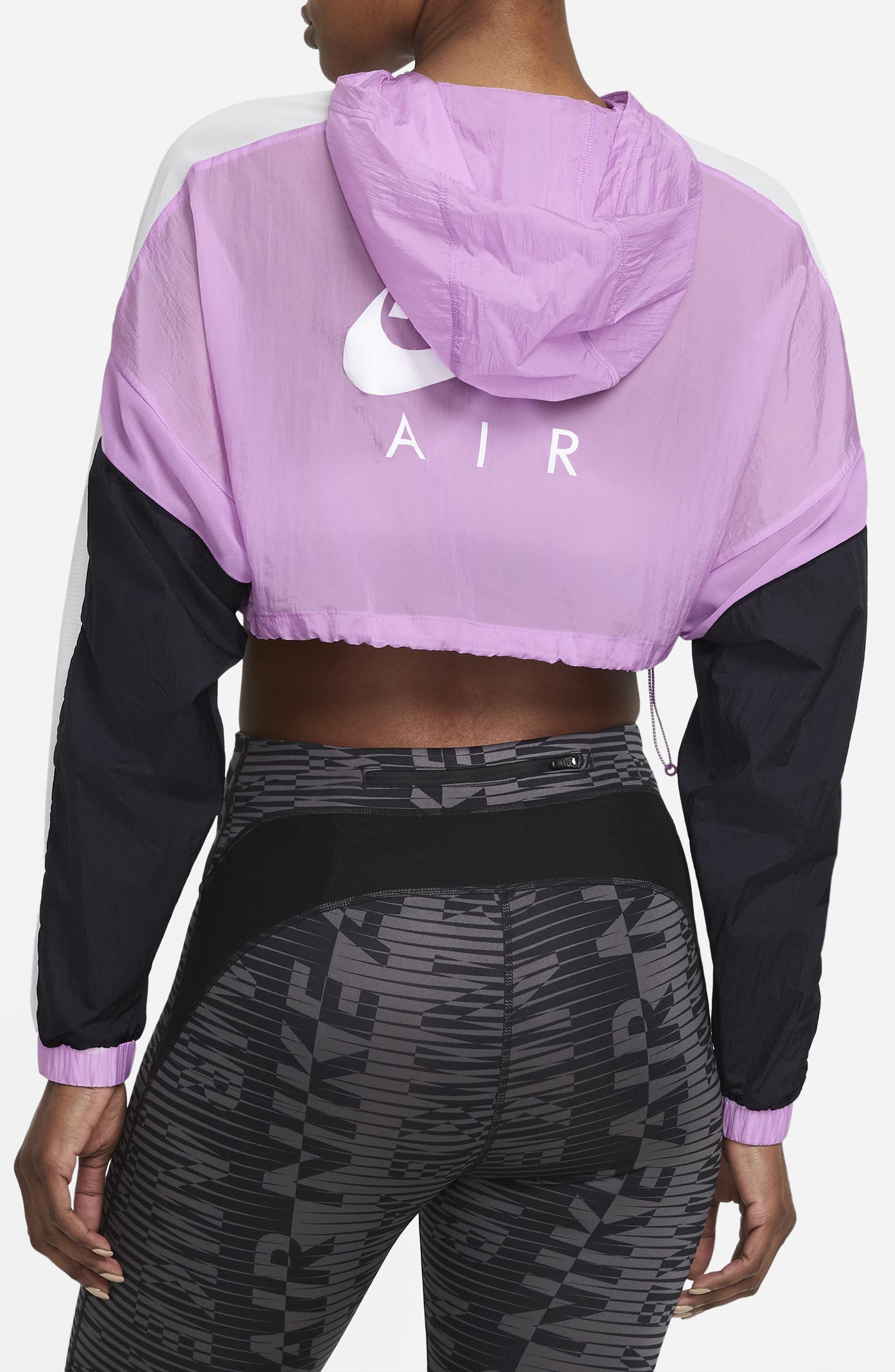 cropped running jacket