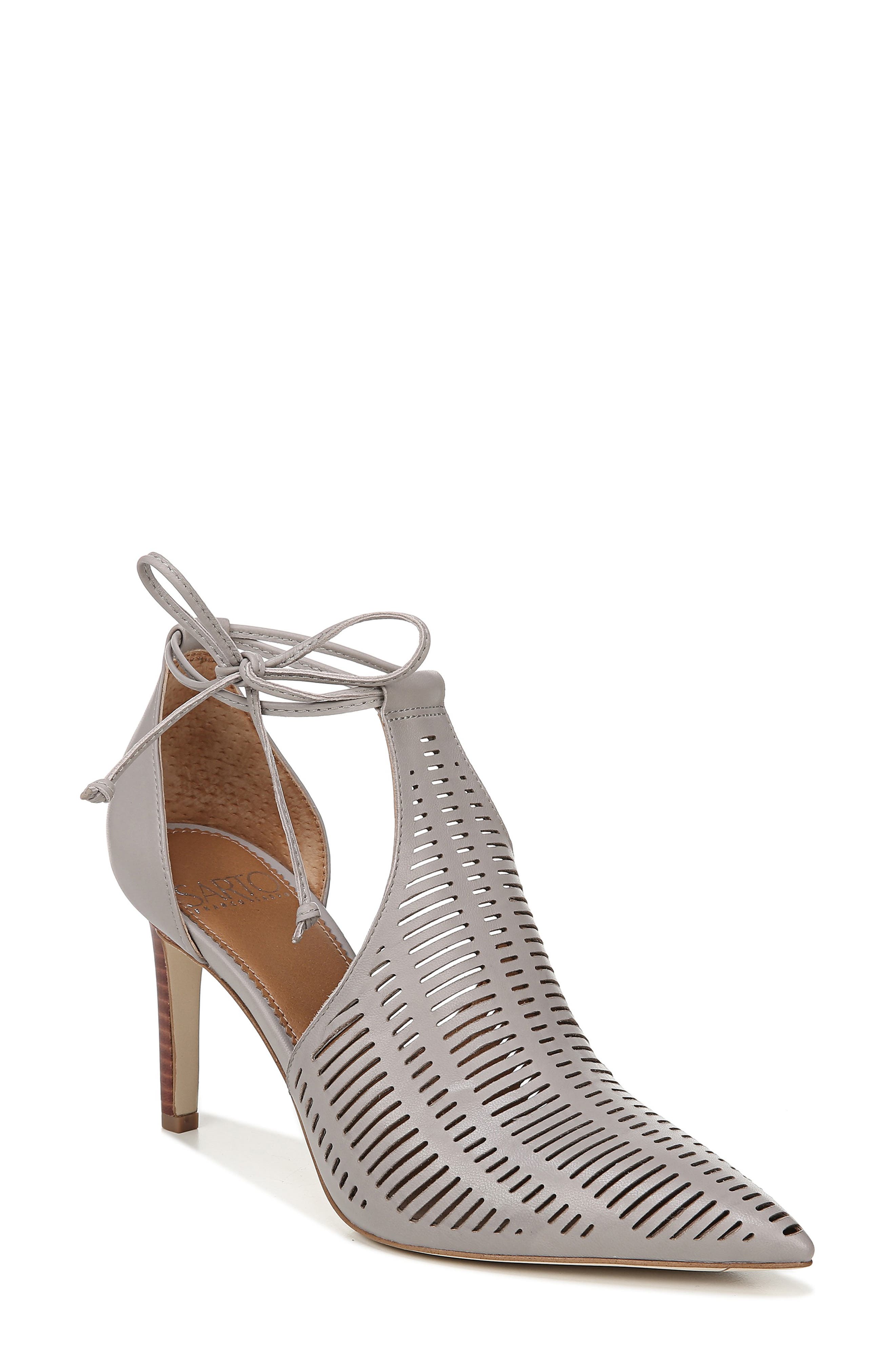Krista Perforated Ankle Wrap Pump 