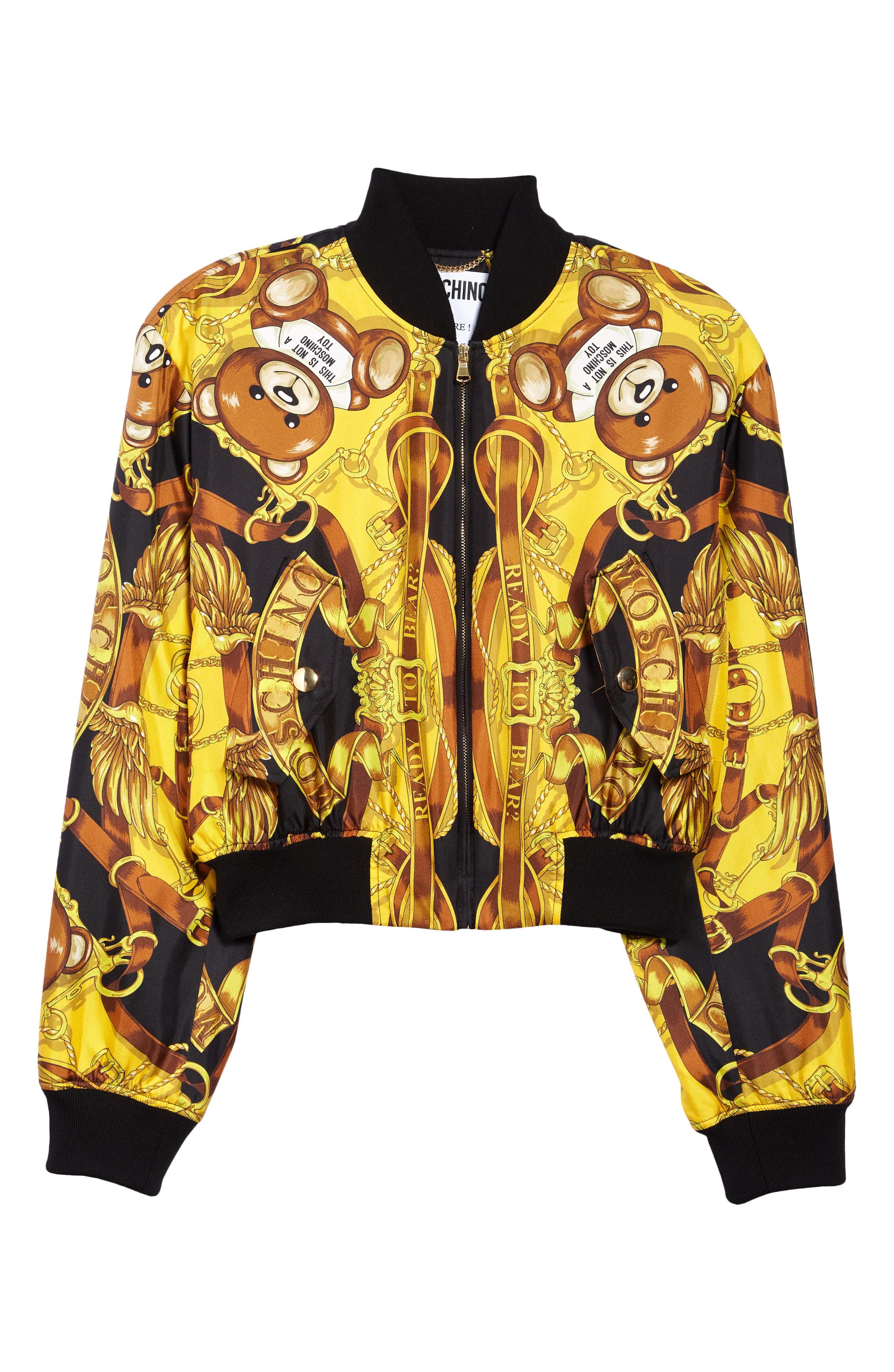 moschino parka womens