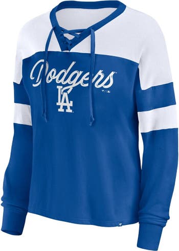 Men's Fanatics Branded Royal Los Angeles Dodgers Team Logo Lockup T-Shirt