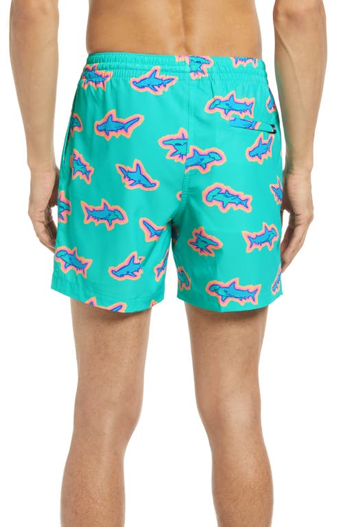 Chubbies Classic Lined 5.5-inch Swim Trunks In Mint