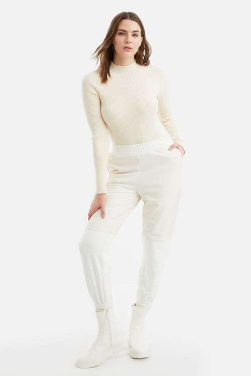 Nocturne High-waisted Jogging Pants In Ivory