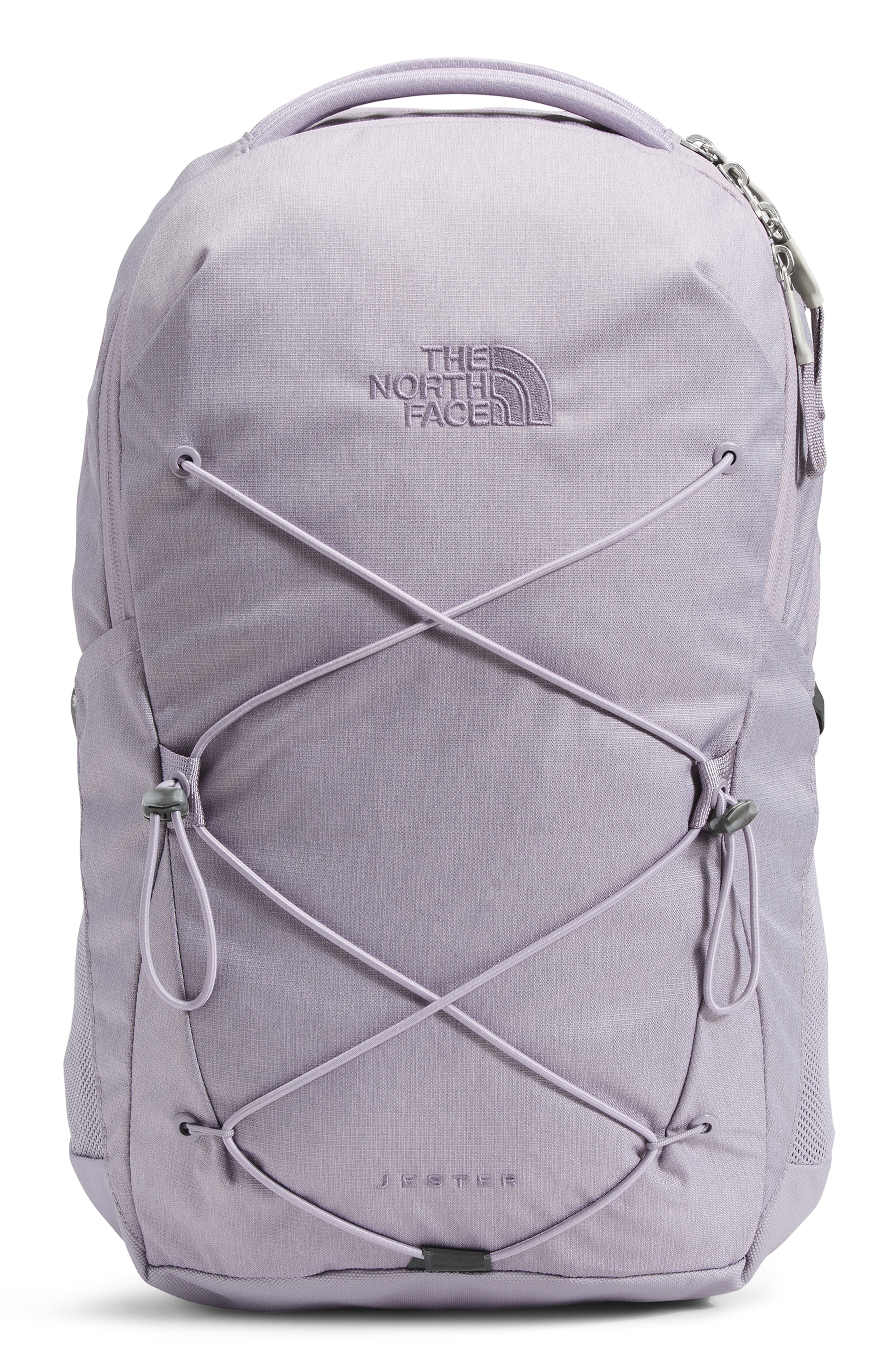 north face pink bookbag