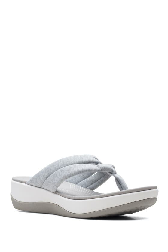Clarks Arla Kaylie Sandal In Grey Textile