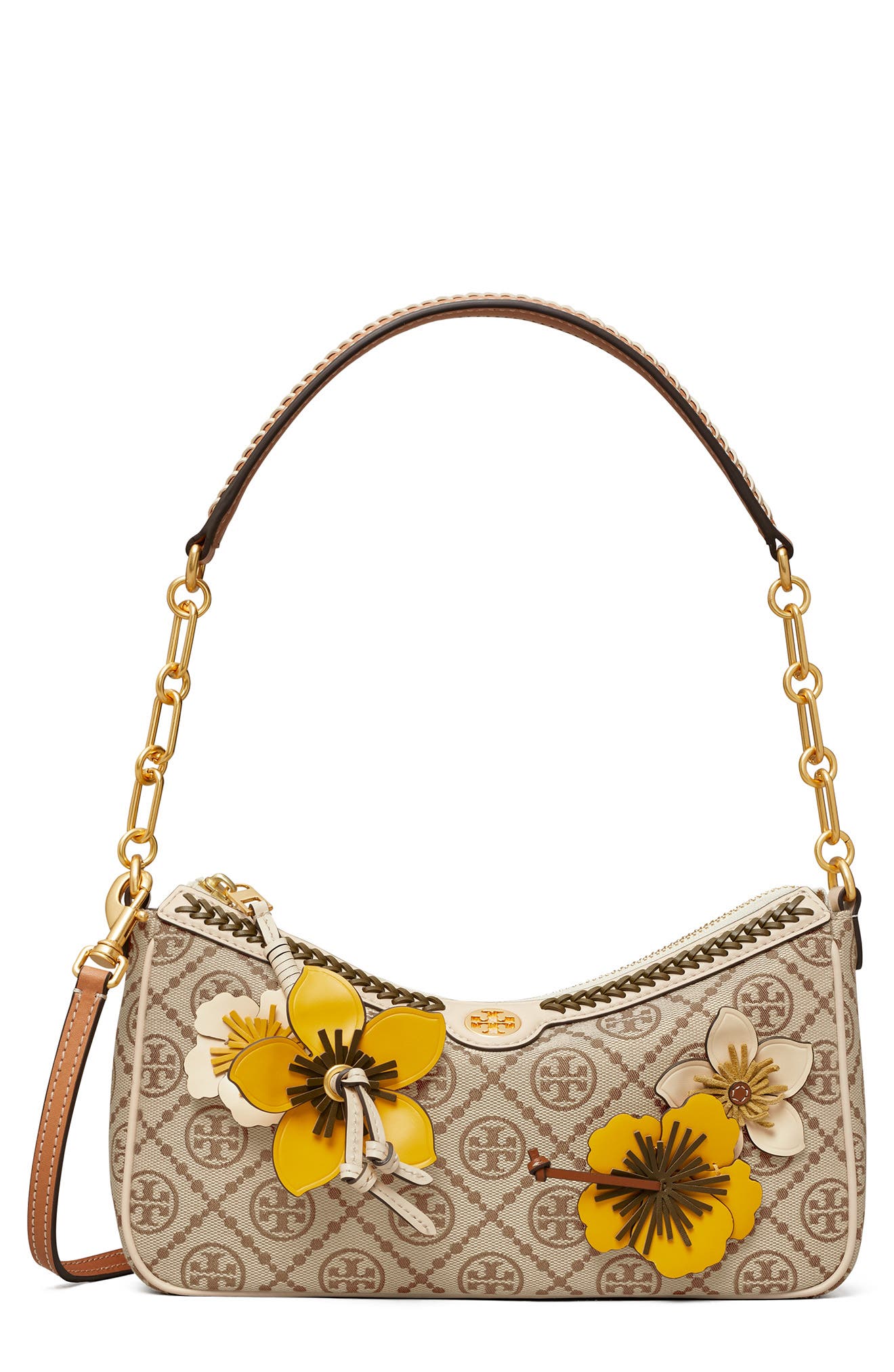 tory burch bag with flowers