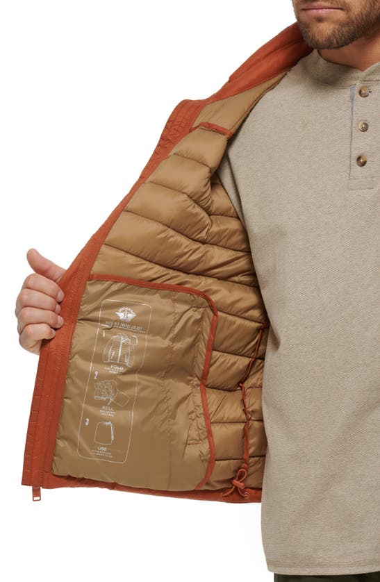 Shop Dockers ® Puffer Jacket In Orange