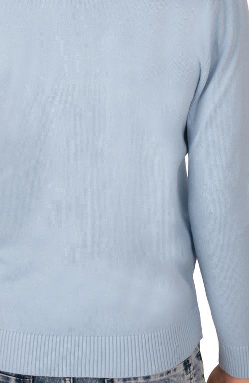 X-ray Xray Basic Crew Neck Sweater In Powder Blue