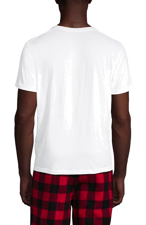 Shop Lands' End V-neck Undershirt 3 Pack In White