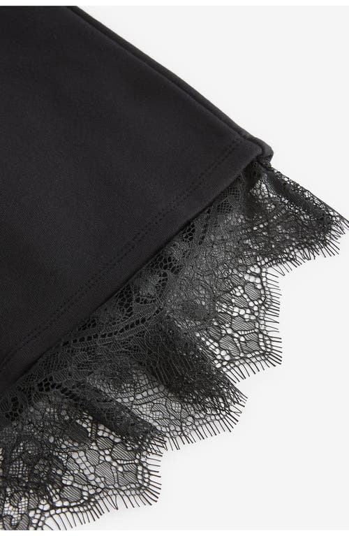 ALLSAINTS SMALLSAINTS BY ALLSAINTS LACE TRIM SWEATSHIRT DRESS