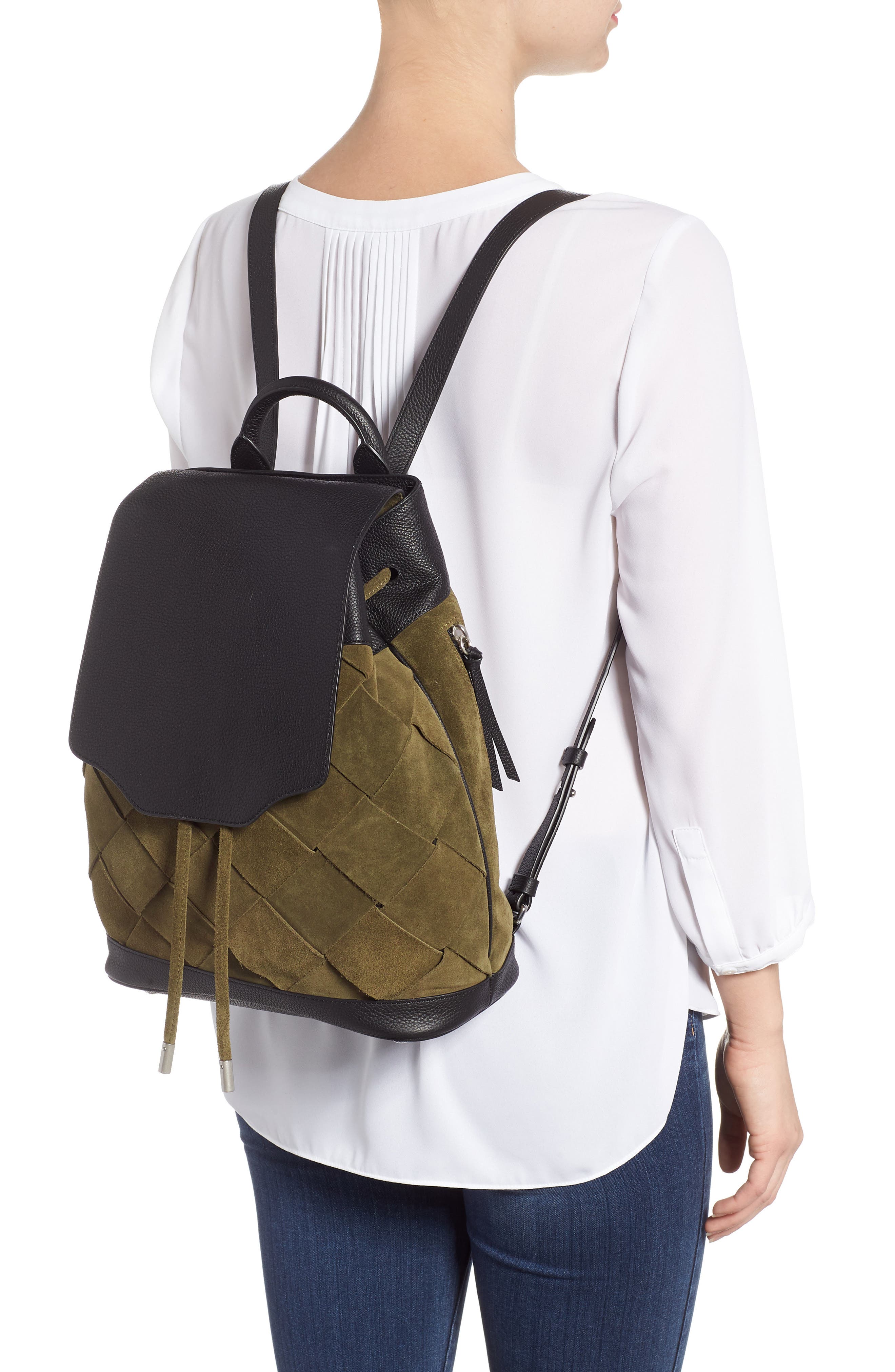 rag & bone pilot leather backpack