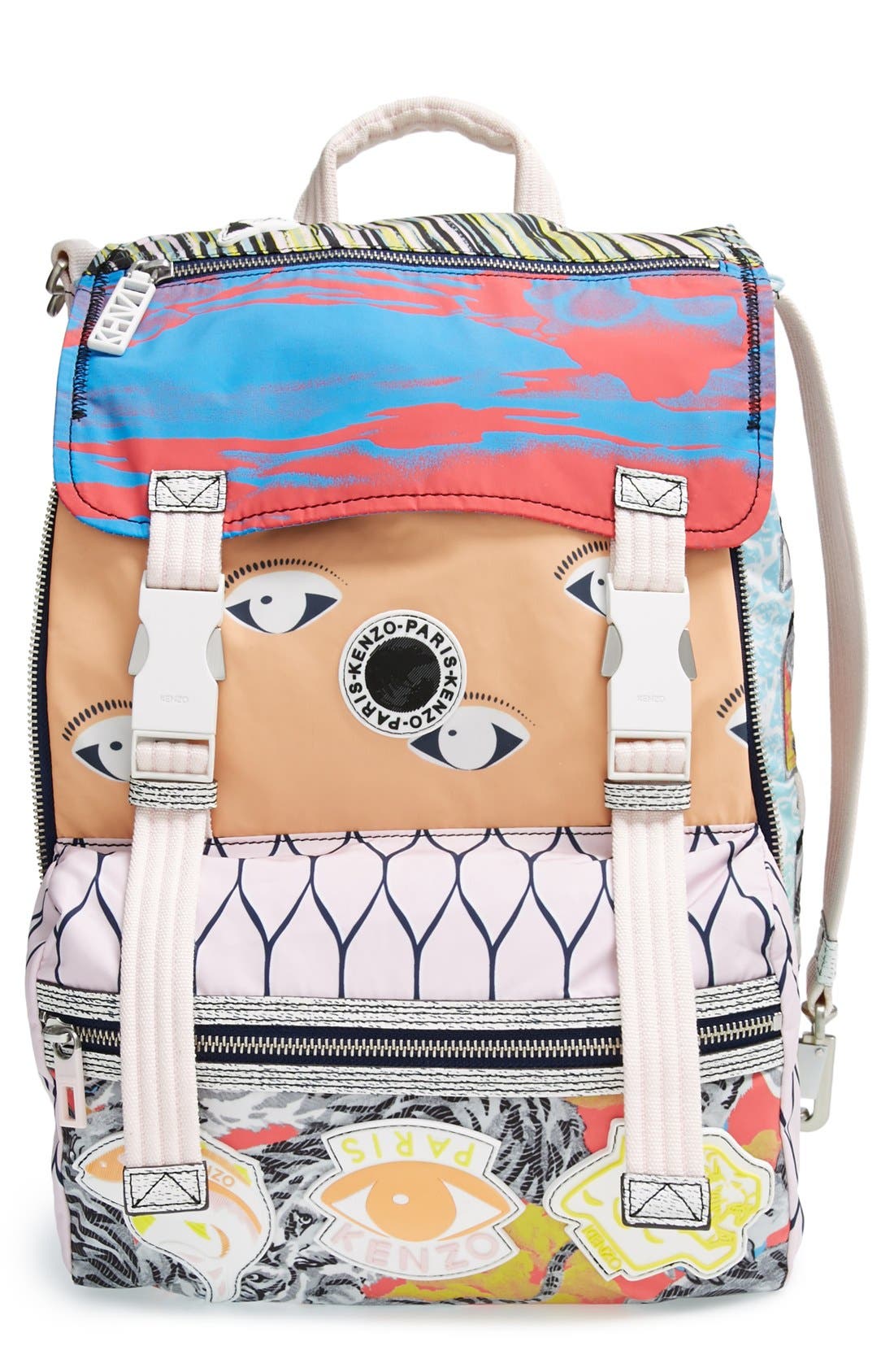 KENZO Mixed Print Backpack Nordstrom