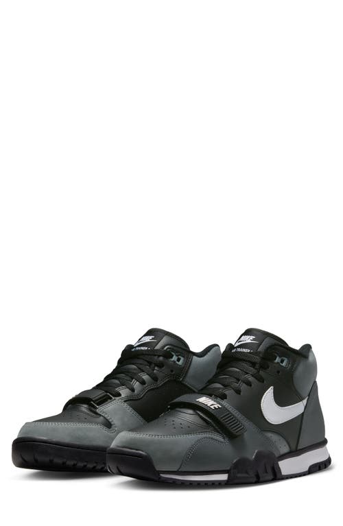 Nike Air Trainer 1 Sneaker In Black/white/dark Grey