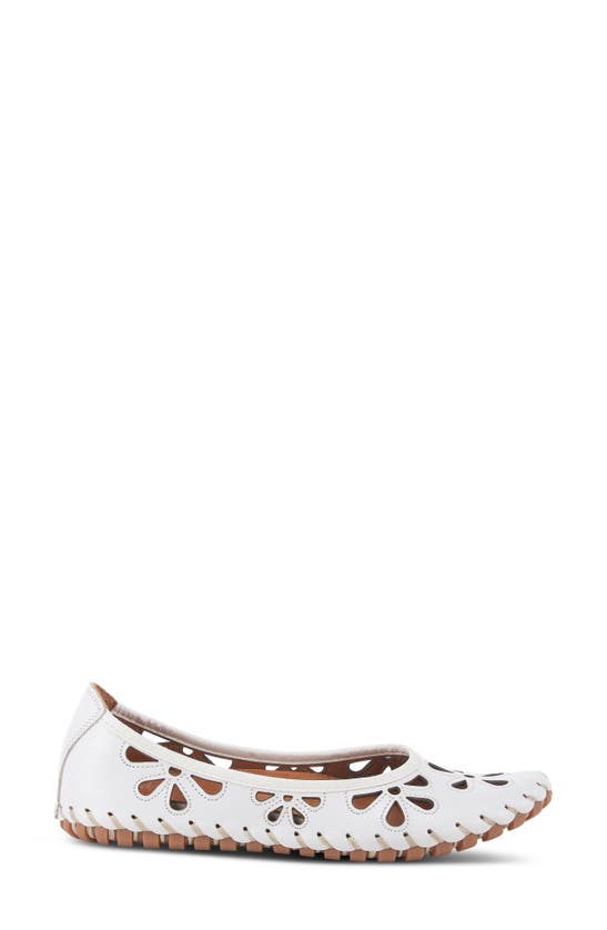 Shop Spring Step Rayely Flat In White